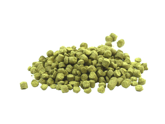 Hop Pellets Supplied in Heavy Duty Resealable Pouch - Belma 50g